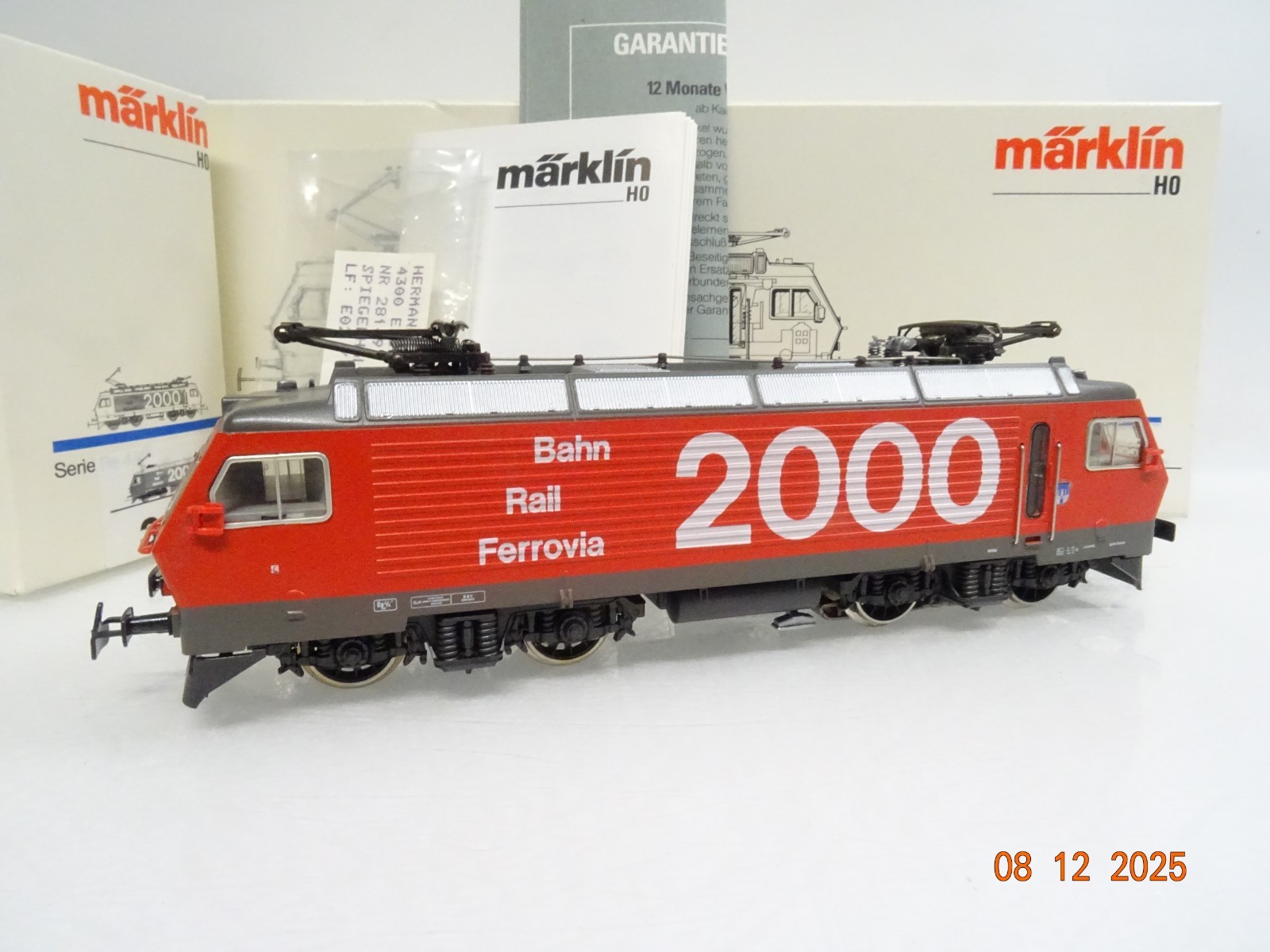 Märklin H0 3630 Schweiz E-Lok Re 4/4 IV der SBB Digital in OVP JL4928