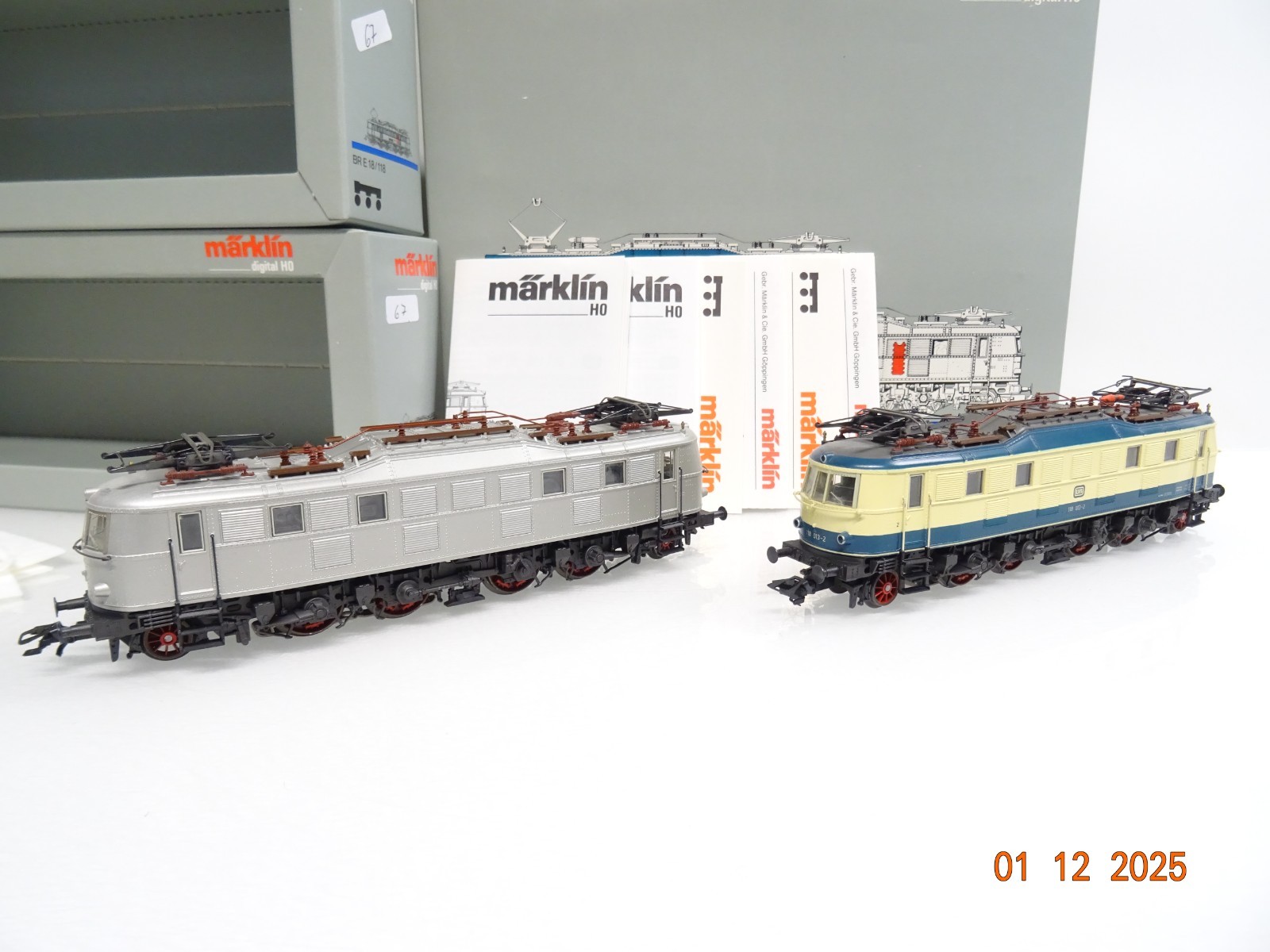 Märklin H0 3667 E-Lok Set 2tlg. BR 118 und E 18 der DB Digital in OVP JL4787