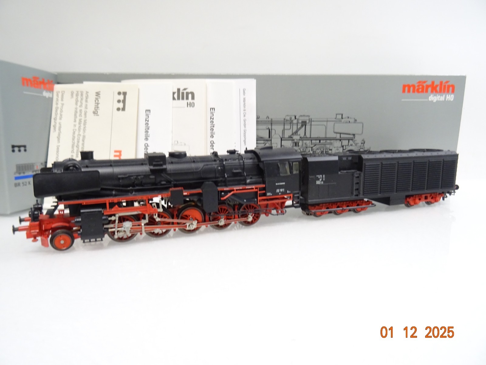Märklin H0 37171 Dampflok BR 52 1911 der DB Kondenstender Digital in OVP JL4781
