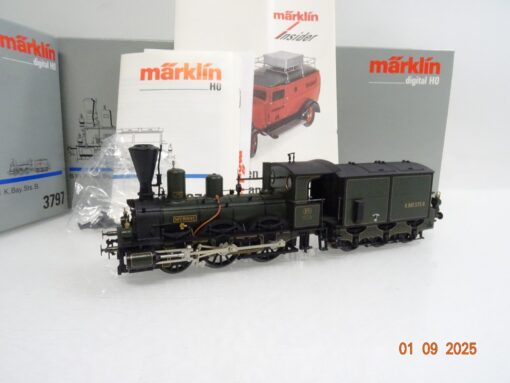 Märklin H0 3797 Dampflok B VI Murnau der K.Bay.Sts.B. Digital in OVP JL2699