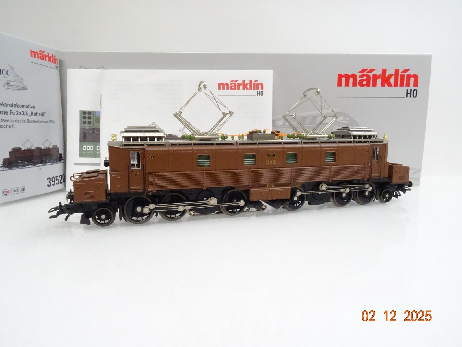 Märklin H0 39520 Schweiz E-Lok Fc 2x3/4 Köfferli der SBB Mfx Sound in OVP JL4818