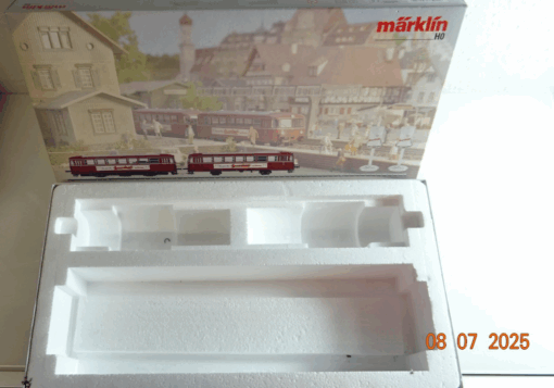 Märklin H0 39982 Schienenbus mit Steuerwagen Leerverpackung siehe Foto CK9442 – Bild 3