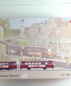 Märklin H0 39982 Schienenbus mit Steuerwagen Leerverpackung siehe Foto CK9442
