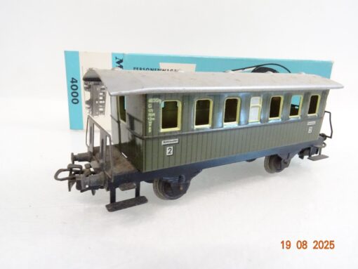 Märklin H0 4000 Personenwagen 2. klasse aus Metall in OVP RR3095