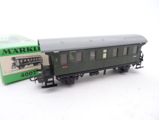 Märklin H0 4002 Personenwagen Donnerbüchse 2. Klasse Blech in OVP RR1557 – Bild 3