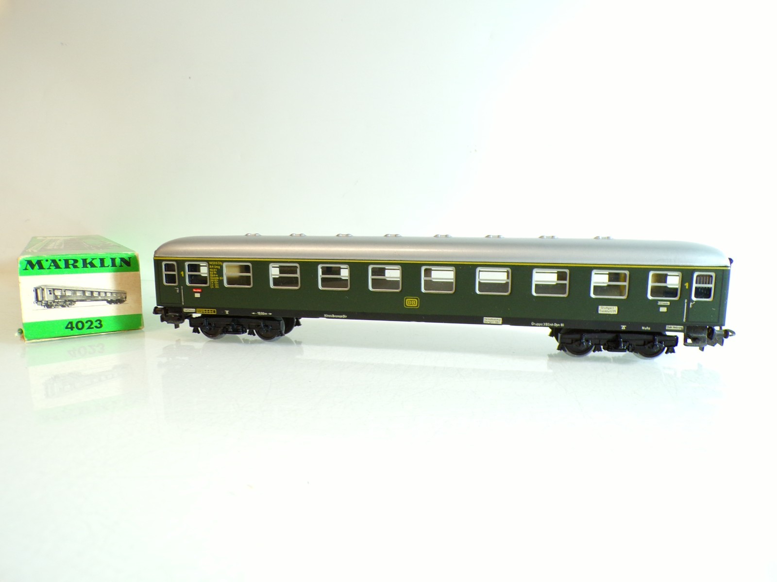 Märklin H0 4023 Personenwagen 1.Kl. der DB Blech in OVP BH1535