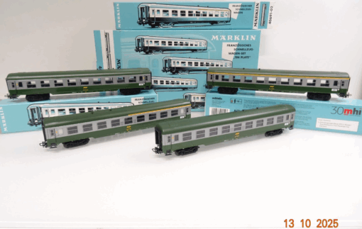 Märklin H0 40691 Frankreich Schnellzugwagen-Set 4tlg. TIN-PLATE in OVP JL3567