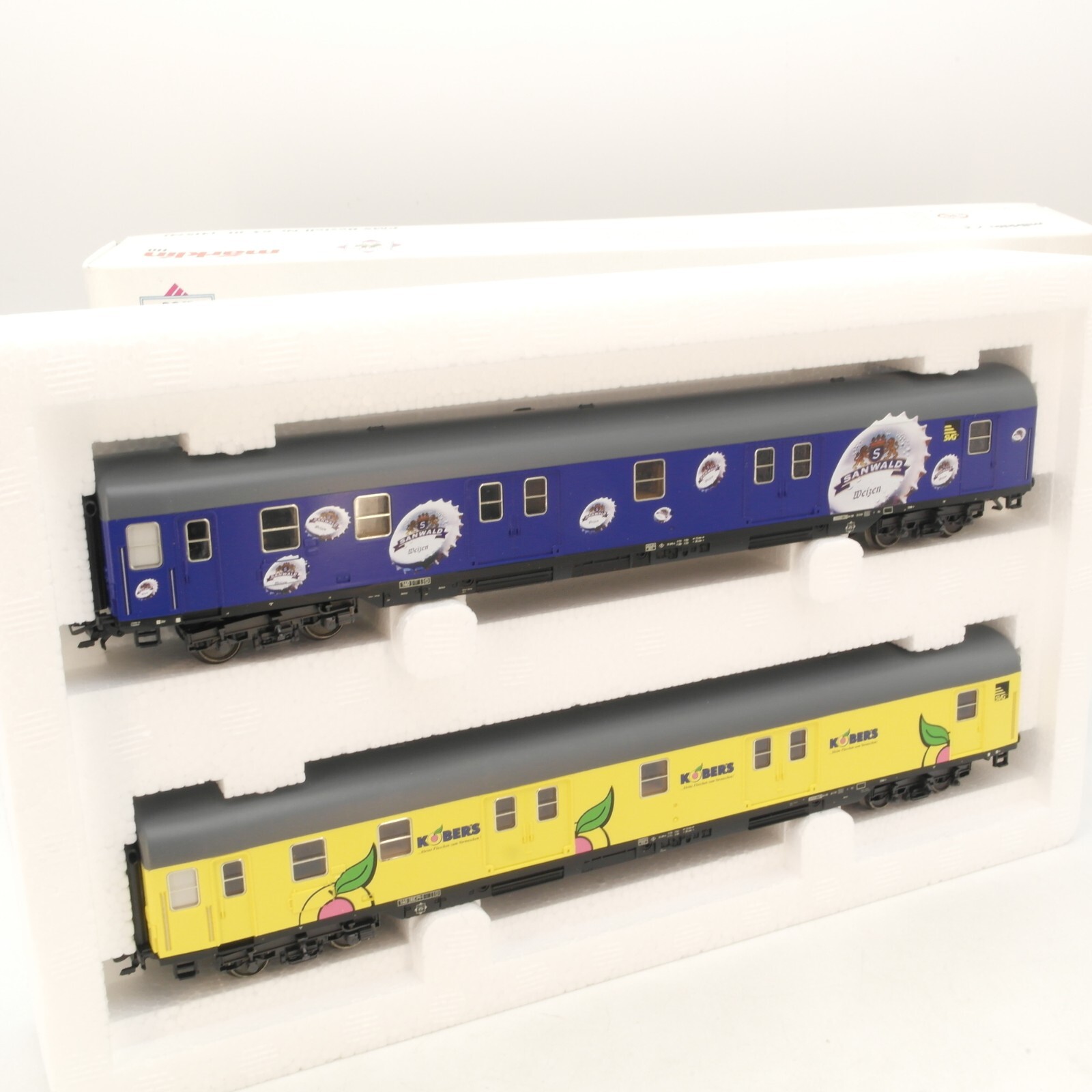 Märklin H0 41574 Bahnpostwagen-Set 2tlg. Barwagen der SVG in OVP RG8167 – Bild 3