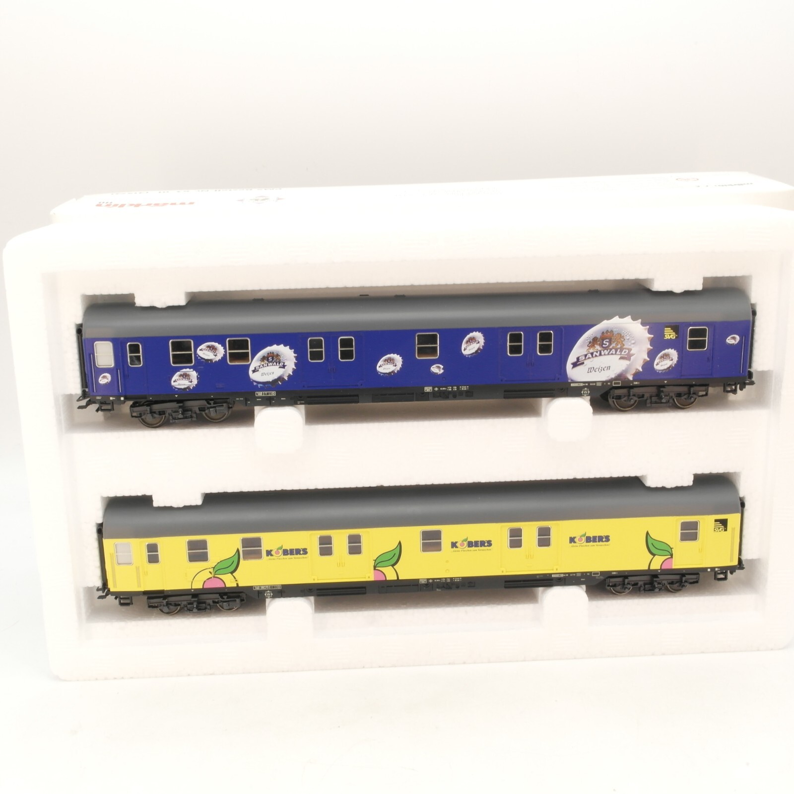 Märklin H0 41574 Bahnpostwagen-Set 2tlg. Barwagen der SVG in OVP RG8168