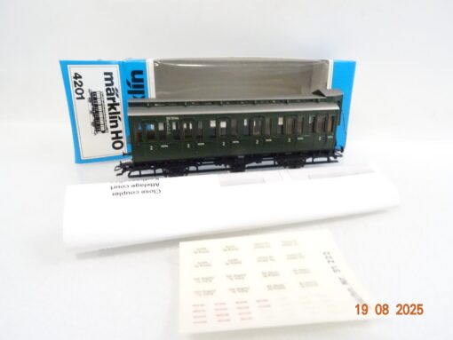 Märklin H0 4201 Personenwagen 2. Klasse der DB in OVP RR3057 – Bild 3