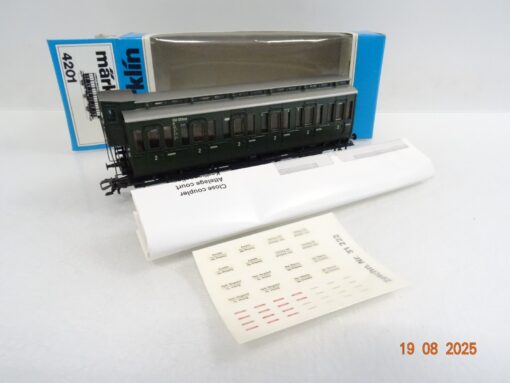 Märklin H0 4201 Personenwagen 2. Klasse der DB in OVP RR3057