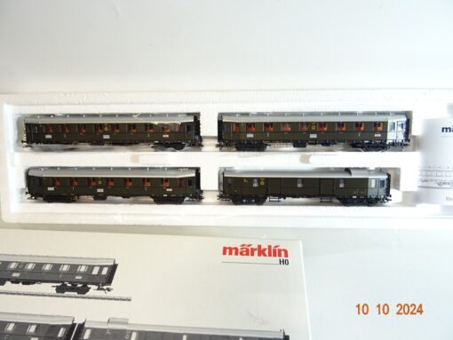 Märklin H0 42229 Reiszugwagen-Set HAPAG-Sonderzug der DR neuwertig in OVP PR3149 – Bild 3