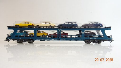 Märklin H0 4233 Autoreisezug Transportwagen mit 8 PKW´s der DB PR9346 o.