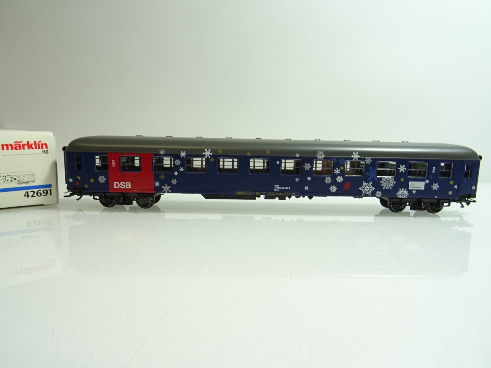 Märklin H0 42691 Personenwagen 2. Klasse der DSB in OVP PR 1392 – Bild 3