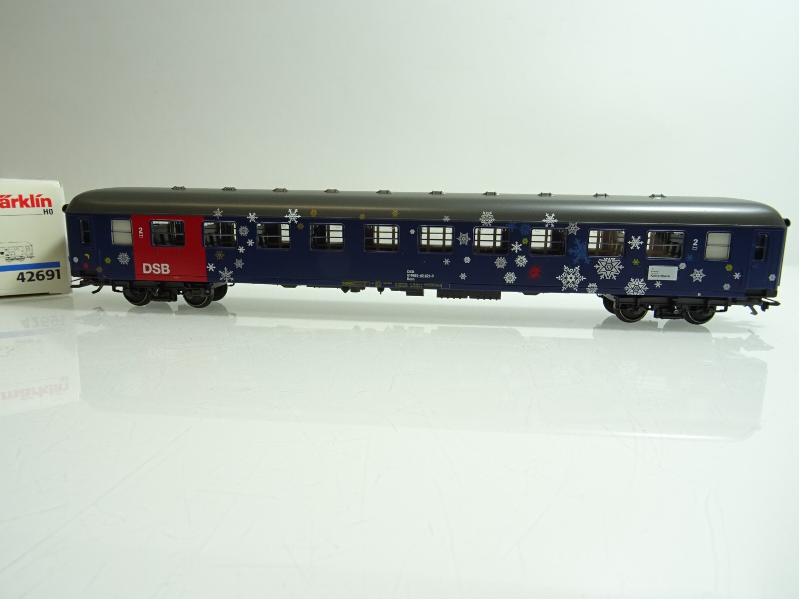 Märklin H0 42691 Personenwagen 2. Klasse der DSB in OVP PR 1392