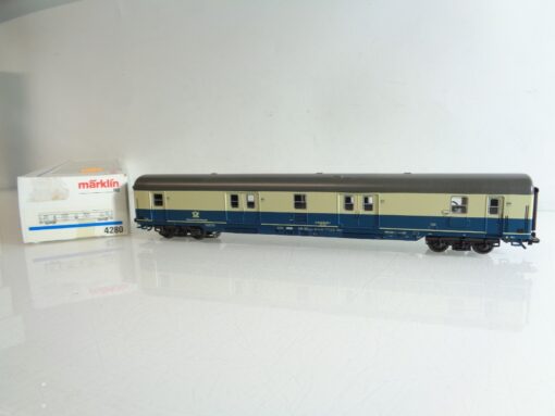 Märklin H0 4280 Bahnpostwagen der DBP mit Licht in OVP BH647