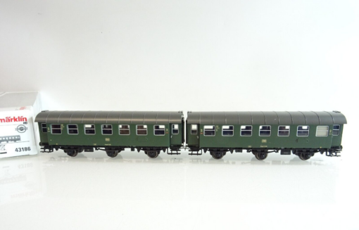Märklin H0 43186 Umbauwagen 2.Kl. Set 2 tlg. der DB in OVP PR6746