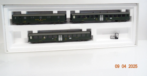 Märklin H0 43385 Schnellzugwagen-Set 3tlg. D96 Isar Rhone der SBB in OVP LE9957