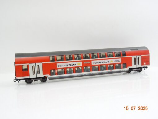 Märklin H0 43592 Doppelstockwagen Commerzbank 2. Kl. der DB JL1501 o. – Bild 3