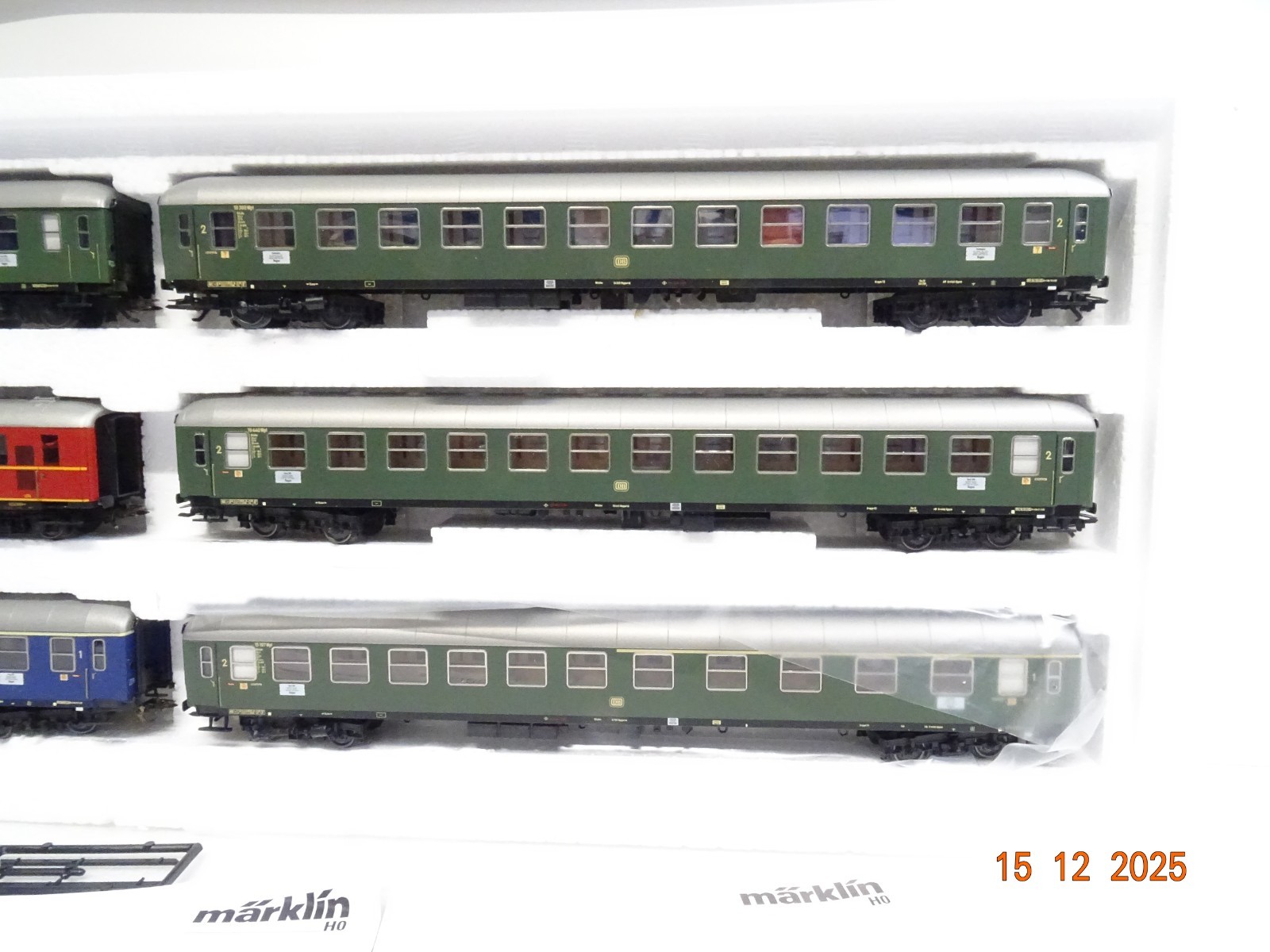Märklin H0 43969 Schnellzugwagen-Set 6tlg. der DB in OVP JL5112 – Bild 4