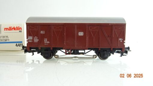 Märklin H0 4411 gedeckter Güterwagen mit Schlußlaterne der DB in OVP PR8129 – Bild 4