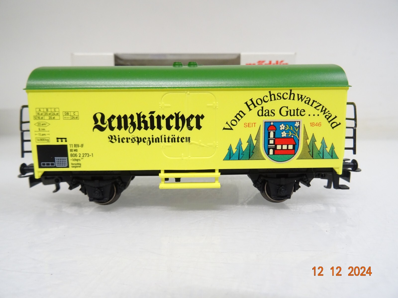 Märklin H0 4415 Kühlwagen Lenzkircher Bierspezialitäten in OVP PR4729 – Bild 3
