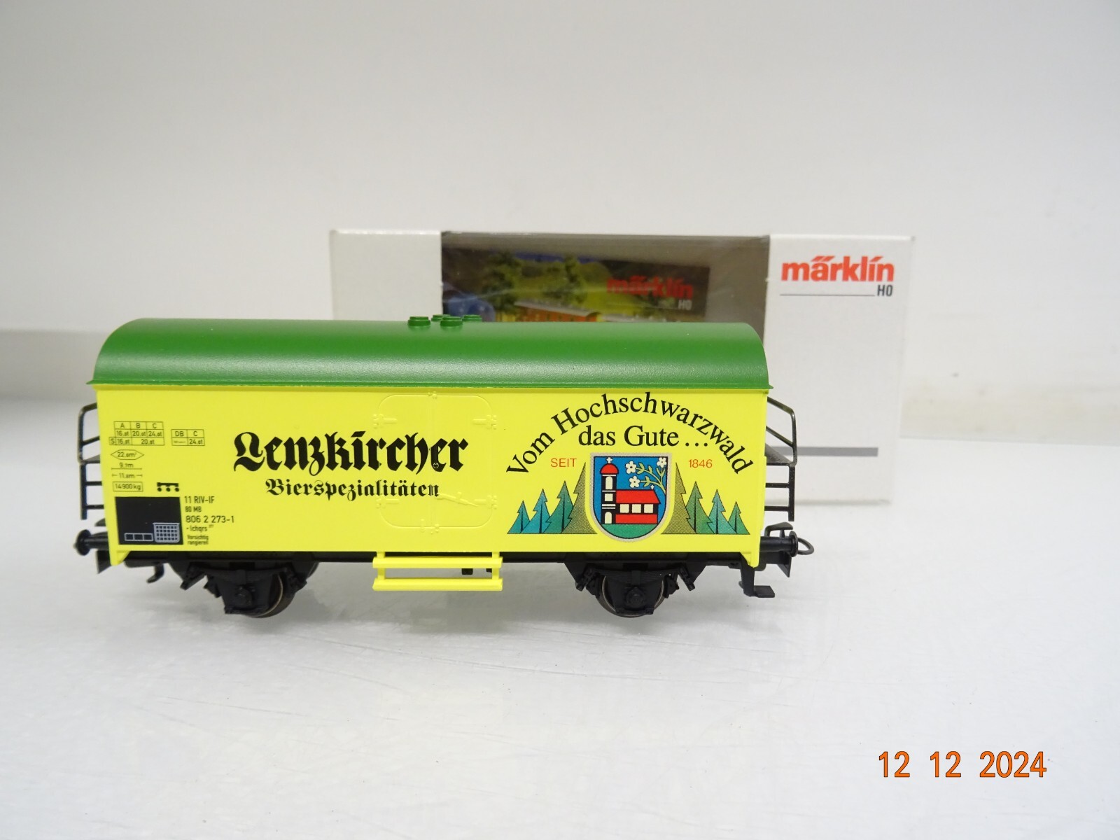 Märklin H0 4415 Kühlwagen Lenzkircher Bierspezialitäten in OVP PR4729