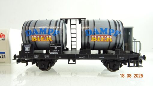 Märklin H0 44321 Faßwagen Dampf Bier in OVP PR9646 – Bild 3