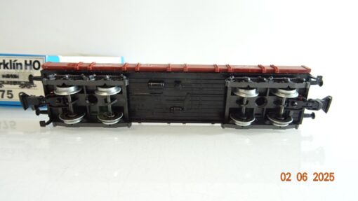 Märklin H0 4475 Niederbordwagen ohne Plane der DB in OVP PR8159 – Bild 4