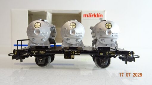 Märklin H0 4482.025 Behältertragwagen Bayer AG der DB in OVP PR9038 – Bild 3