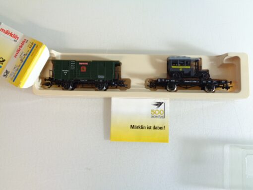 Märklin H0 4501 Postwagen Set 2 tlg. der königl. württ. Post in OVP BH526