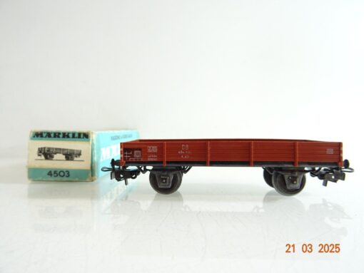 Märklin H0 4503 Niederbordwagen der DB in OVP PR6716
