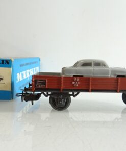 Märklin H0 4504 Niederbordwagen mit Ford M 12 der DB in OVP PR9203