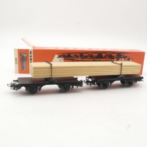 Märklin H0 4512 Langholzwagen mit Ladung in OVP RR998 – Bild 3
