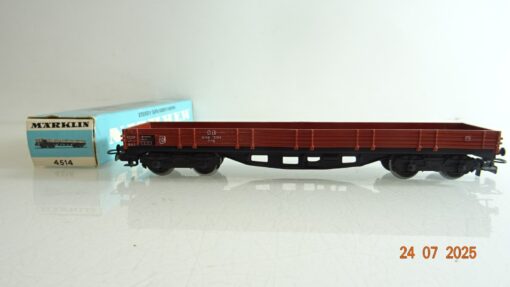 Märklin H0 4514 Niederbordwagen 4 achsig der DB in OVP PR9200