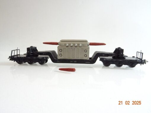 Märklin H0 4617 Tiefladewagen mit Transformator der DB in OVP PR6184 – Bild 3