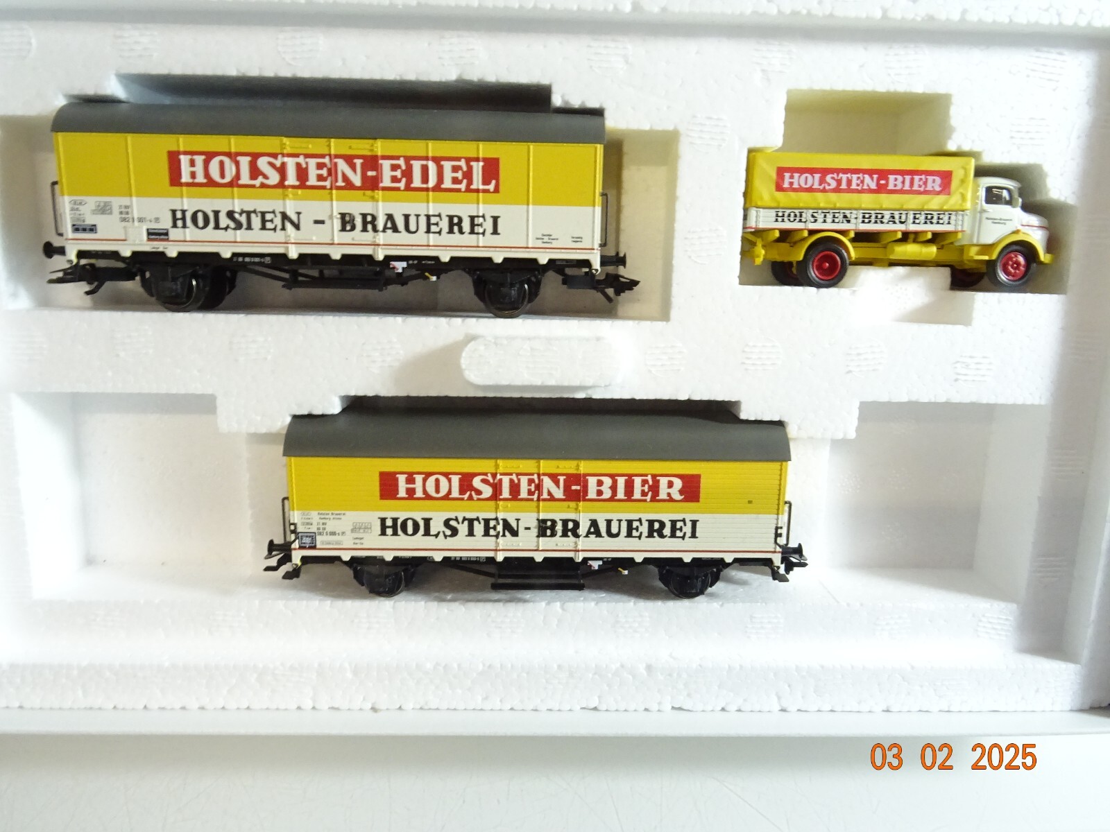 Märklin H0 46172 Bierkühlwagen-Set Holsten der DB in OVP PR5678 – Bild 3