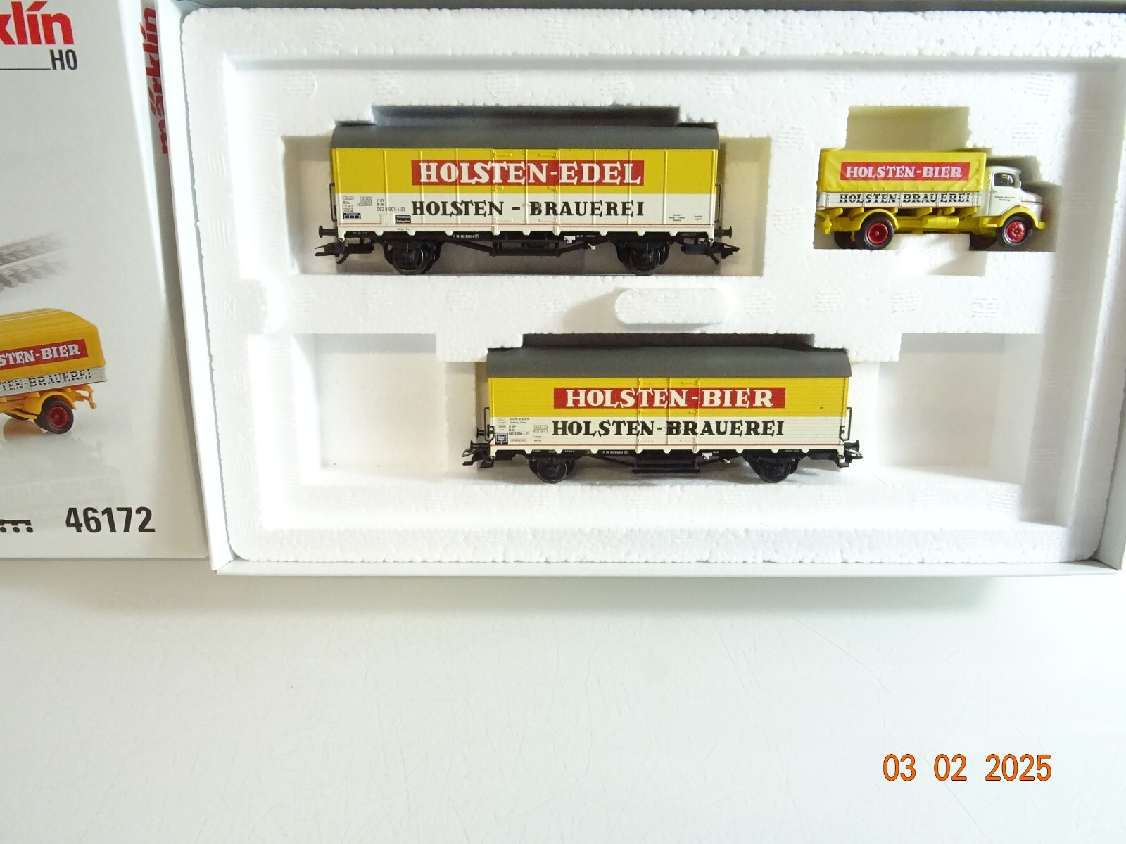 Märklin H0 46172 Bierkühlwagen-Set Holsten der DB in OVP PR5678