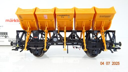 Märklin H0 46356-05 Muldenkippwagen der HGK in OVP PR8882 – Bild 3