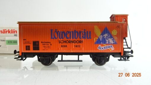 Märklin H0 4680 Bierwagen Löwenbräu Schorndorf in OVP PR8796 – Bild 3