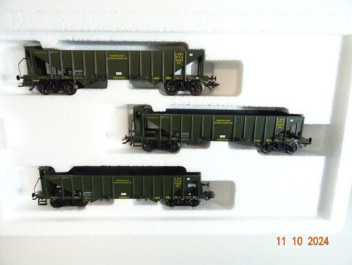 Märklin H0 46801 Set Kohlentrichterwagen d. K.Bay.Sts.B. neuwertig in OVP PR3180 – Bild 3