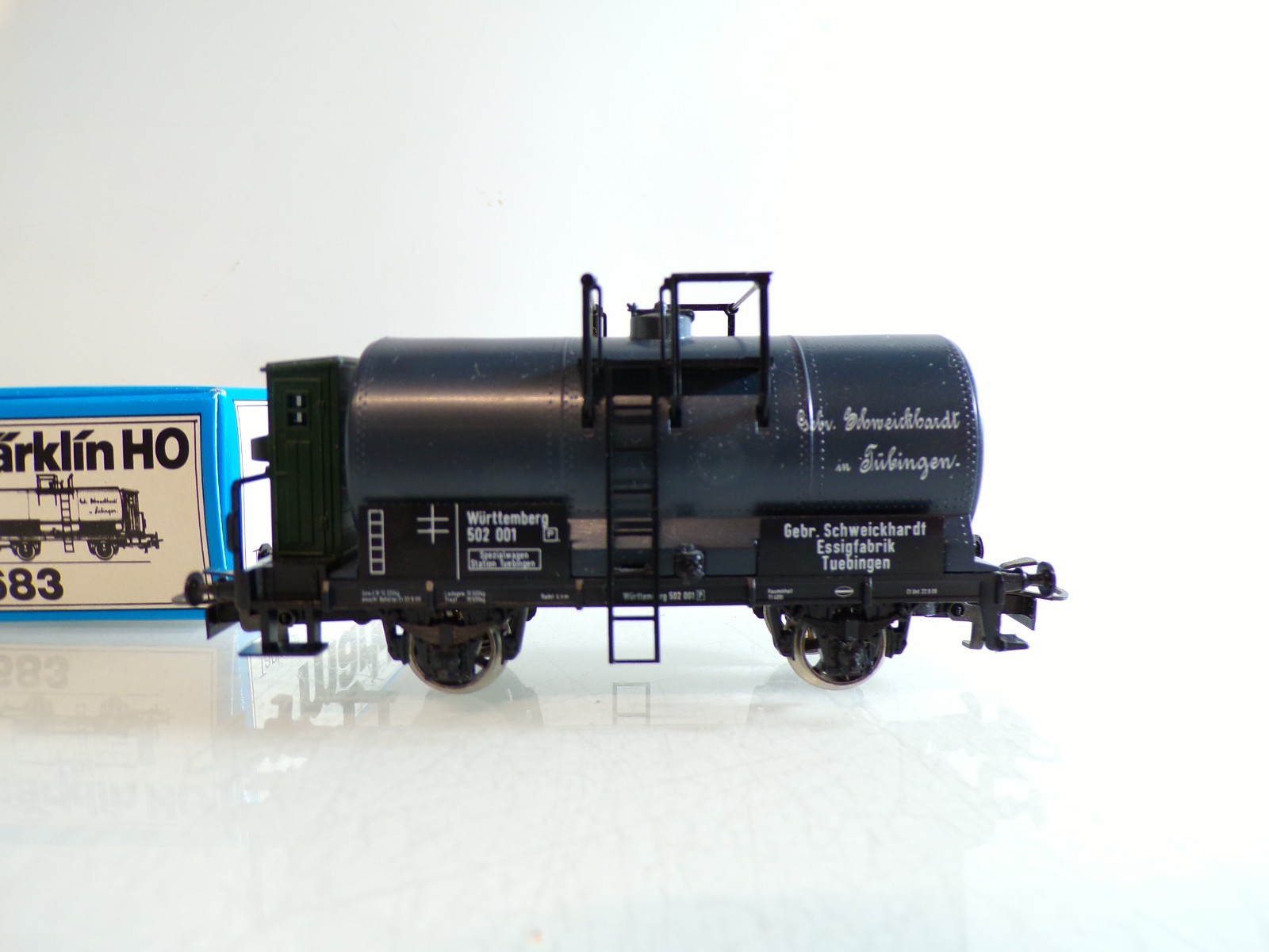 Märklin H0 4683 Kesselwagen Gebr. Schweickhardt Württemberg in OVP BH1443 – Bild 3