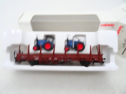 Märklin H0 46948 Rungenwagen mit Traktoren der DB in OVP RR2385 – Bild 4
