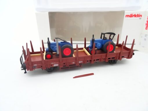 Märklin H0 46948 Rungenwagen mit Traktoren der DB in OVP RR2385