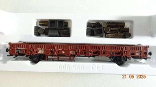 Märklin H0 46949 Rungenwagen mit Ladung der DB in OVP PR7923 – Bild 3