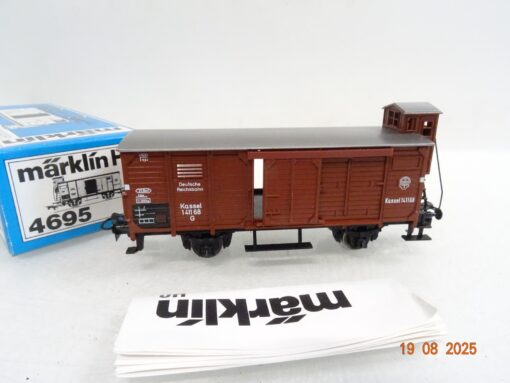 Märklin H0 4695 gedeckter Güterwagen mit Bremserhaus der DRG in OVP RR3117 – Bild 3