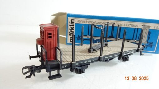 Märklin H0 4697 Drehschemelwagen mit Bremserhaus in OVP RR2887