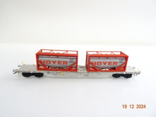 Märklin H0 47064 Container-Tragwaren Bauart Sgnss 114 in OVP CK4995 – Bild 3