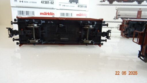 Märklin H0 47301 Schiebdach-/Schiebewandwagen-Set 4 tlg. der DB in OVP PR7928 – Bild 9