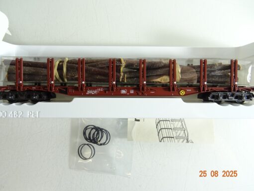 Märklin H0 47711 Rungenwagen mit Langholz in OVP PR9880 – Bild 3